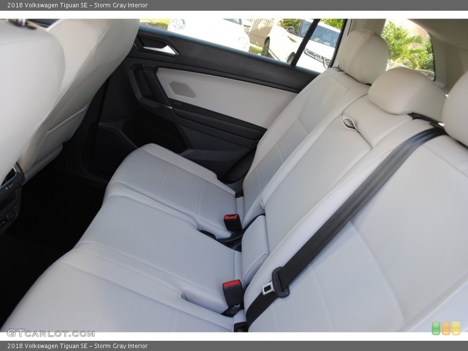 Storm Gray Interior Rear Seat for the 2018 Volkswagen Tiguan SE #140309361