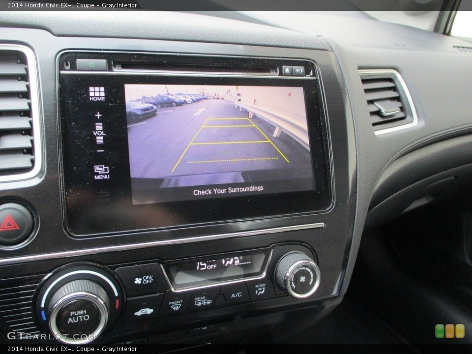 Gray Interior Controls for the 2014 Honda Civic EX-L Coupe #140309487