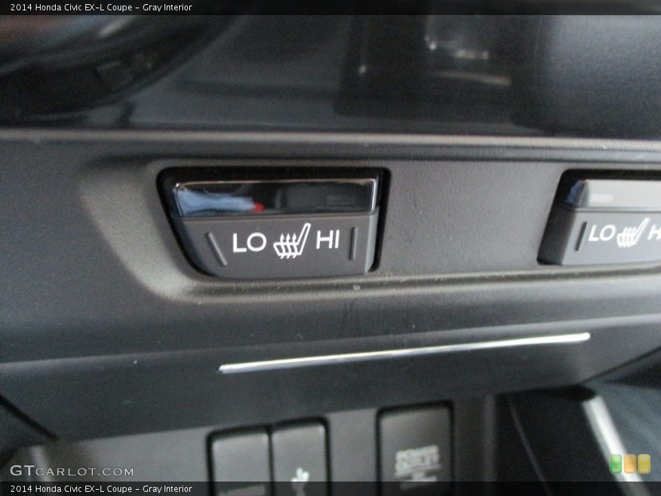 Gray Interior Controls for the 2014 Honda Civic EX-L Coupe #140309532