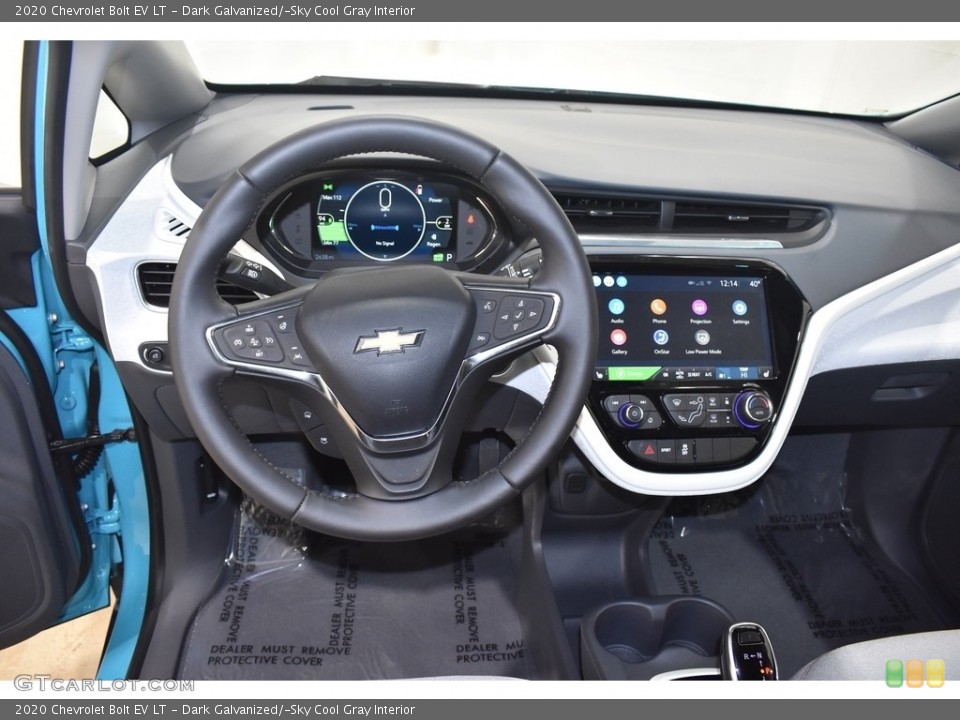 Dark Galvanized/­Sky Cool Gray Interior Dashboard for the 2020 Chevrolet Bolt EV LT #140310220