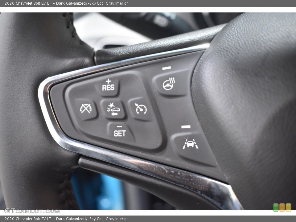 Dark Galvanized/­Sky Cool Gray Interior Steering Wheel for the 2020 Chevrolet Bolt EV LT #140310259