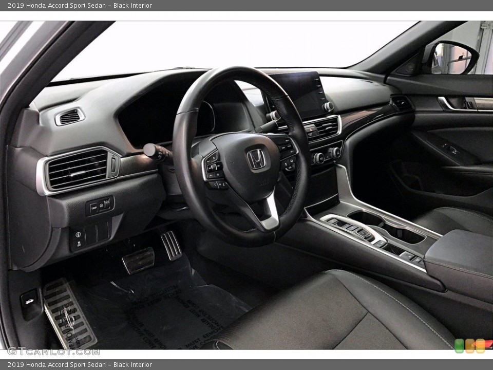 Black Interior Prime Interior for the 2019 Honda Accord Sport Sedan #140311396