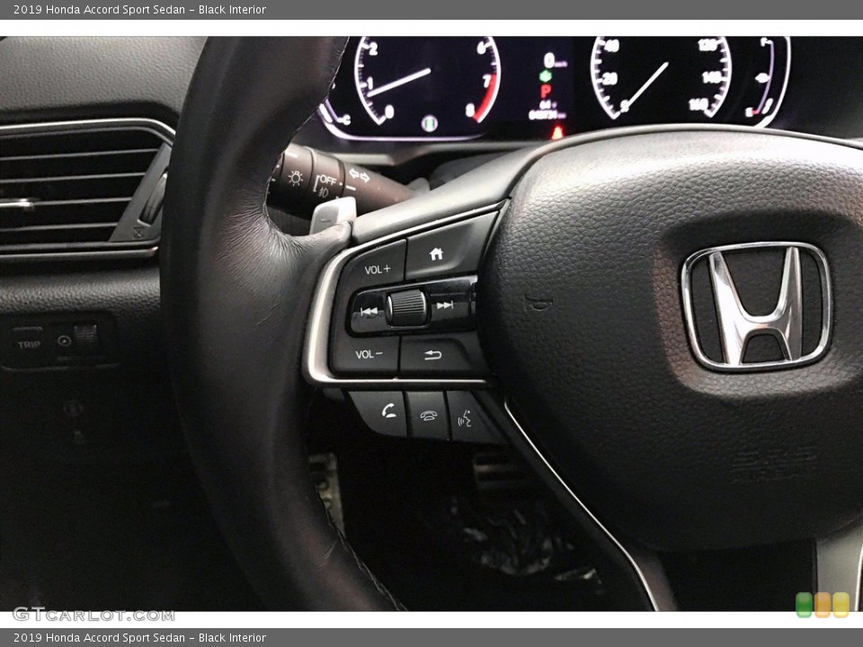 Black Interior Controls for the 2019 Honda Accord Sport Sedan #140311573