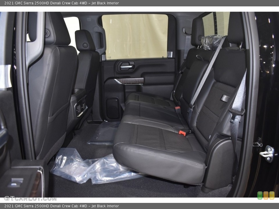 Jet Black Interior Rear Seat for the 2021 GMC Sierra 2500HD Denali Crew Cab 4WD #140311798