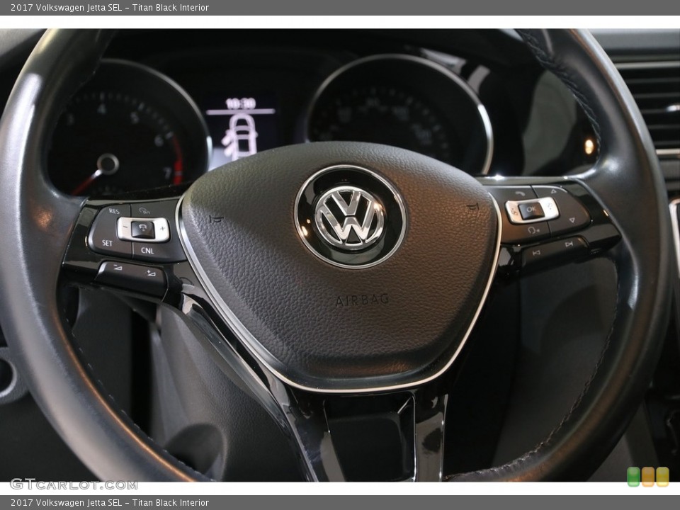 Titan Black Interior Steering Wheel for the 2017 Volkswagen Jetta SEL #140312113