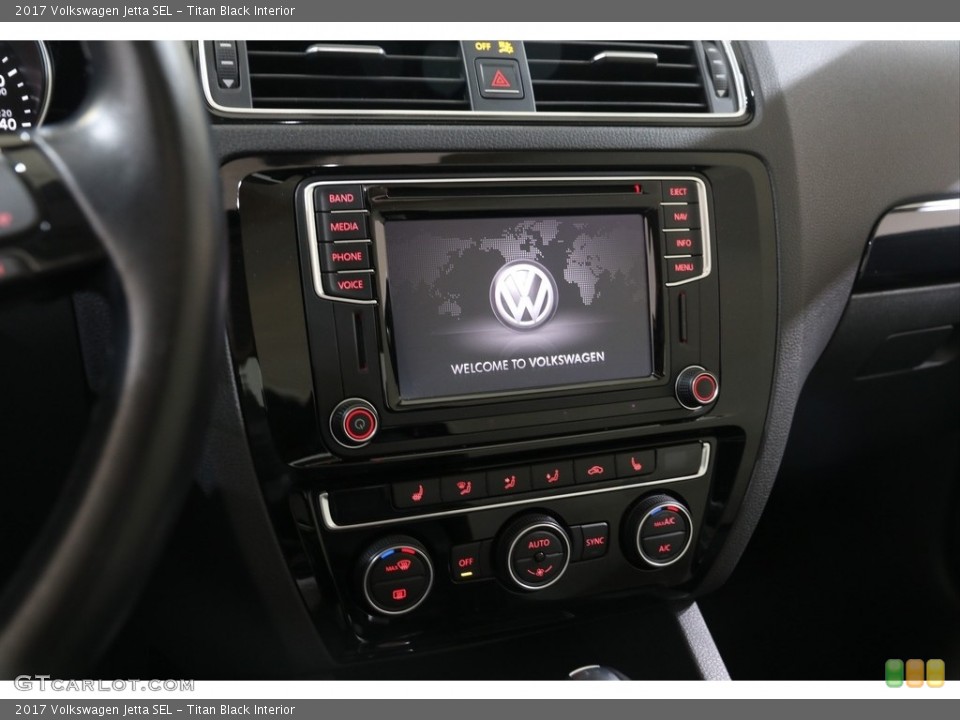Titan Black Interior Controls for the 2017 Volkswagen Jetta SEL #140312147