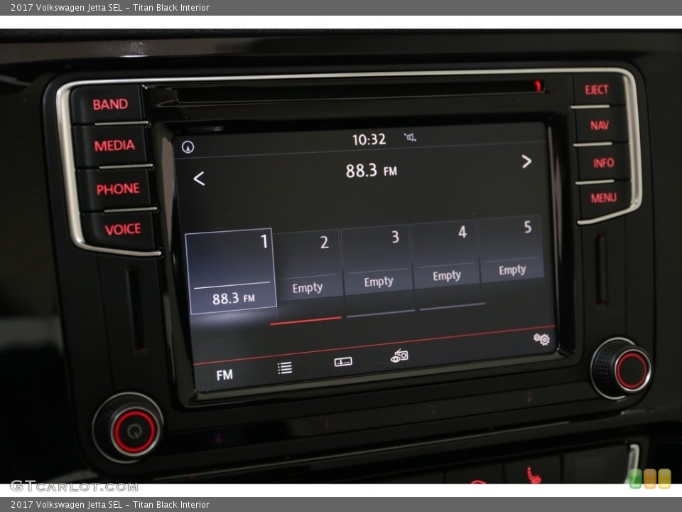 Titan Black Interior Audio System for the 2017 Volkswagen Jetta SEL #140312167