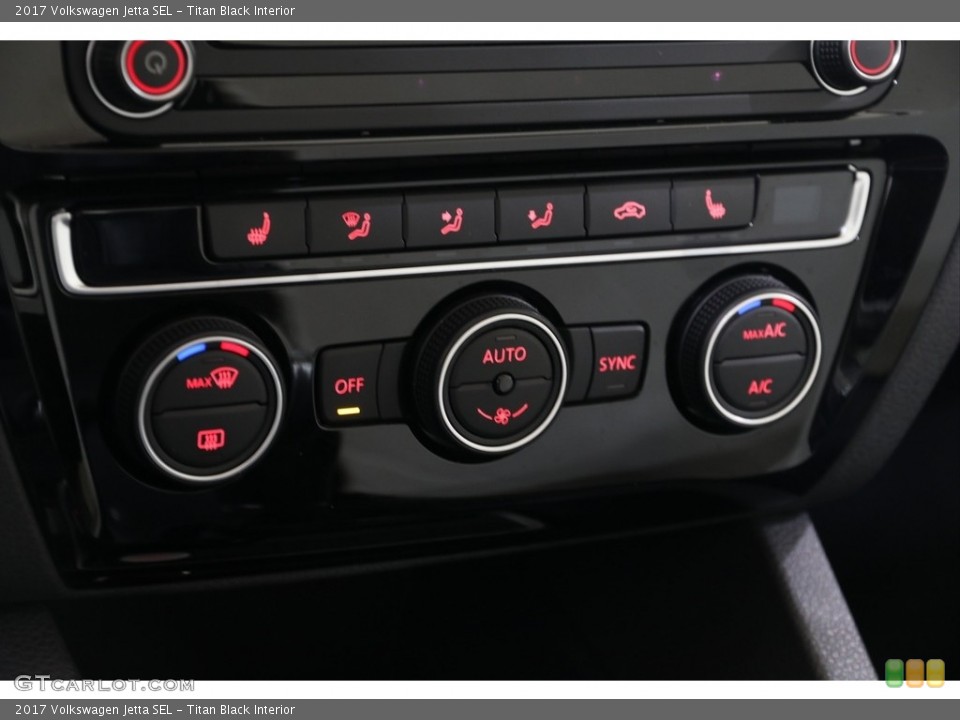 Titan Black Interior Controls for the 2017 Volkswagen Jetta SEL #140312269