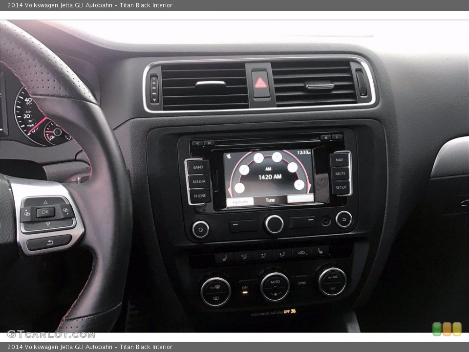 Titan Black Interior Controls for the 2014 Volkswagen Jetta GLI Autobahn #140312344