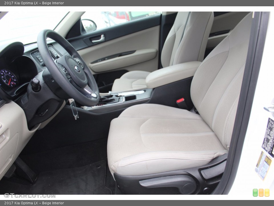 Beige Interior Front Seat for the 2017 Kia Optima LX #140312437