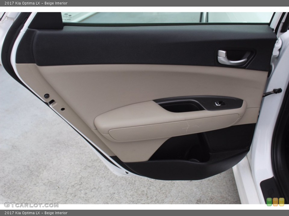 Beige Interior Door Panel for the 2017 Kia Optima LX #140312626