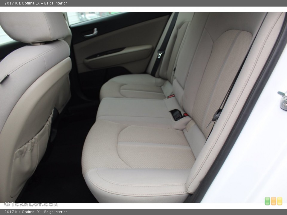 Beige Interior Rear Seat for the 2017 Kia Optima LX #140312648