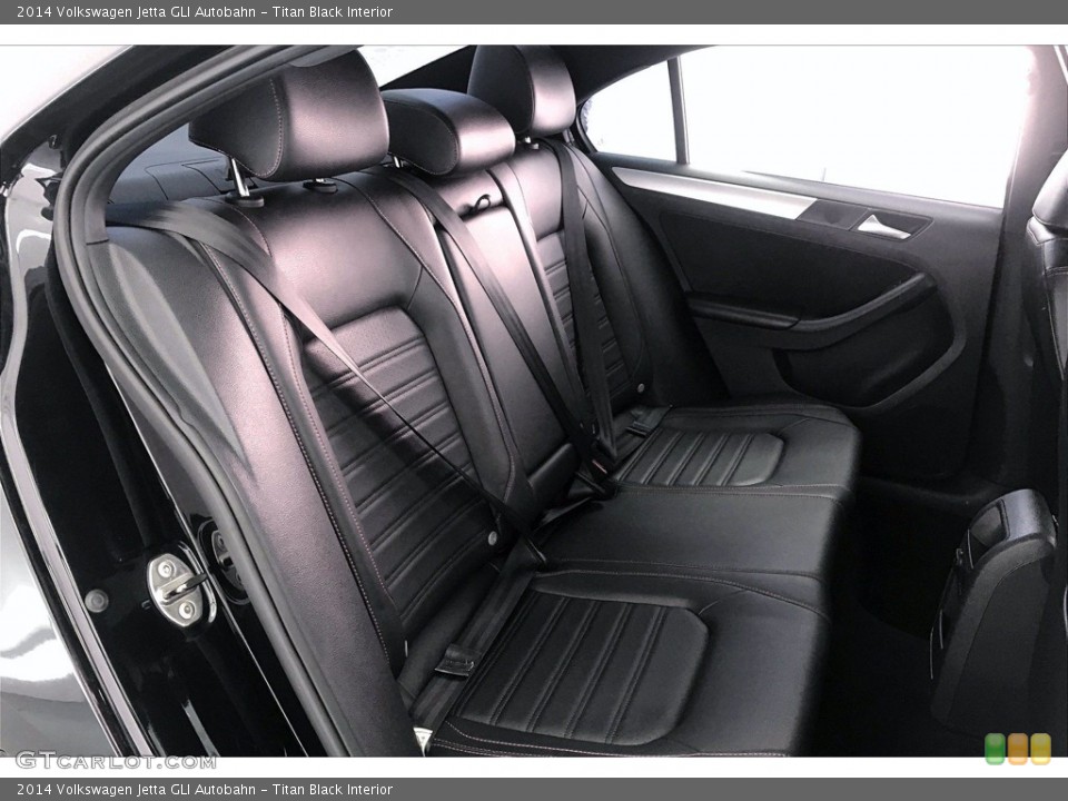 Titan Black Interior Rear Seat for the 2014 Volkswagen Jetta GLI Autobahn #140312722