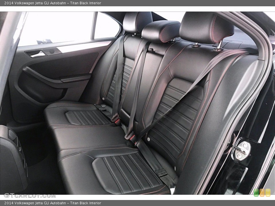 Titan Black Interior Rear Seat for the 2014 Volkswagen Jetta GLI Autobahn #140312746