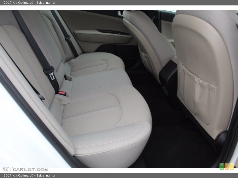 Beige Interior Rear Seat for the 2017 Kia Optima LX #140312779