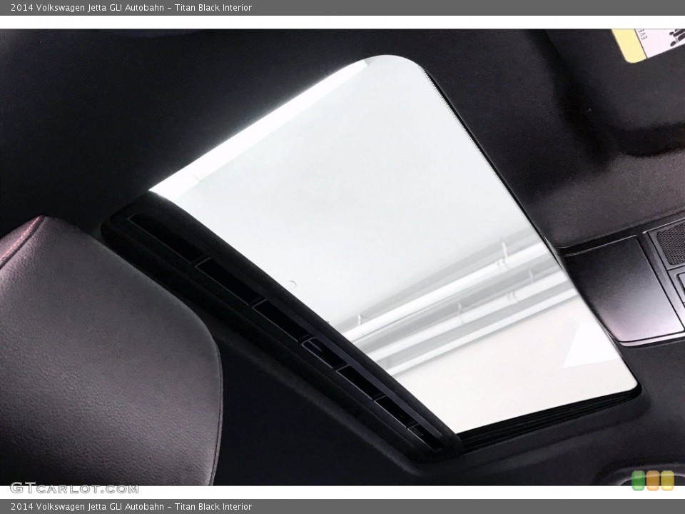 Titan Black Interior Sunroof for the 2014 Volkswagen Jetta GLI Autobahn #140312885
