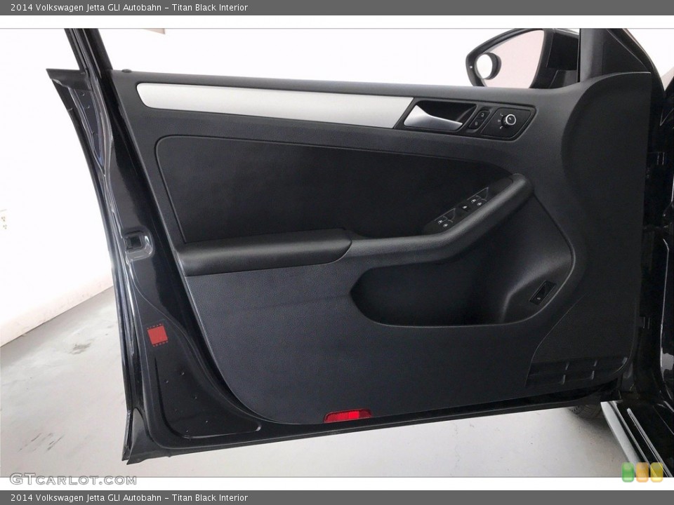 Titan Black Interior Door Panel for the 2014 Volkswagen Jetta GLI Autobahn #140312911