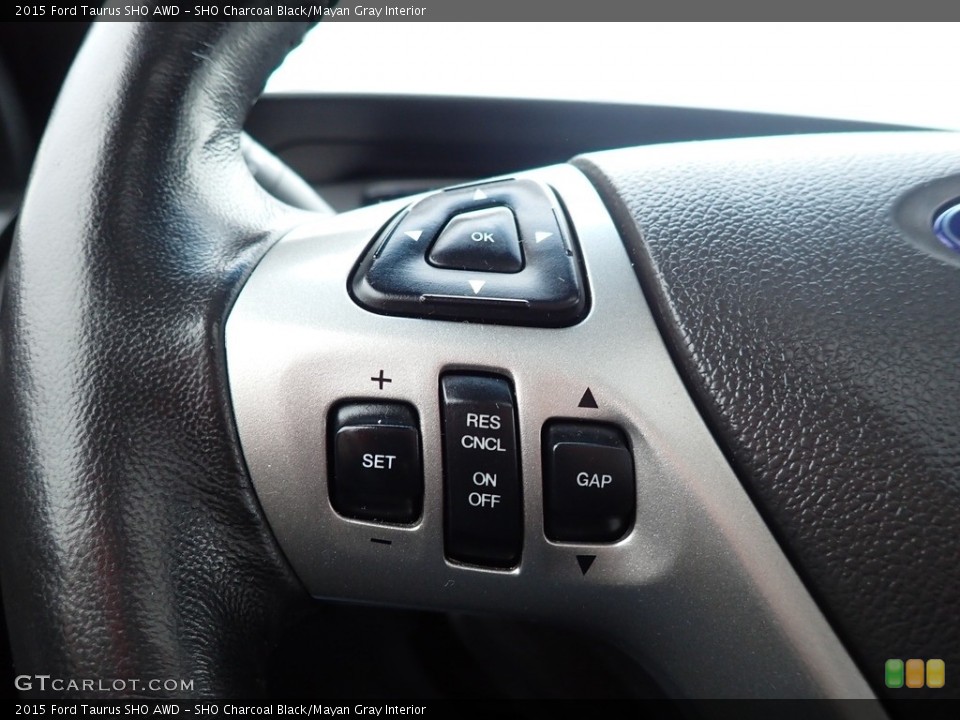 SHO Charcoal Black/Mayan Gray Interior Steering Wheel for the 2015 Ford Taurus SHO AWD #140314597