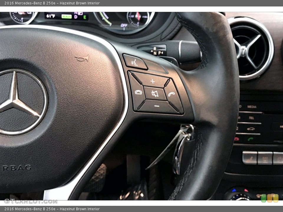 Hazelnut Brown Interior Steering Wheel for the 2016 Mercedes-Benz B 250e #140314792