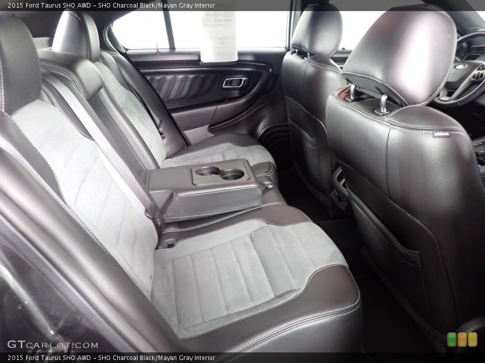 SHO Charcoal Black/Mayan Gray Interior Rear Seat for the 2015 Ford Taurus SHO AWD #140314885