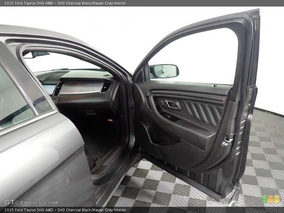 SHO Charcoal Black/Mayan Gray Interior Door Panel for the 2015 Ford Taurus SHO AWD #140314906