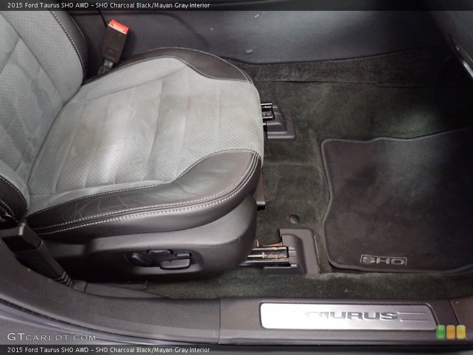 SHO Charcoal Black/Mayan Gray Interior Front Seat for the 2015 Ford Taurus SHO AWD #140314927
