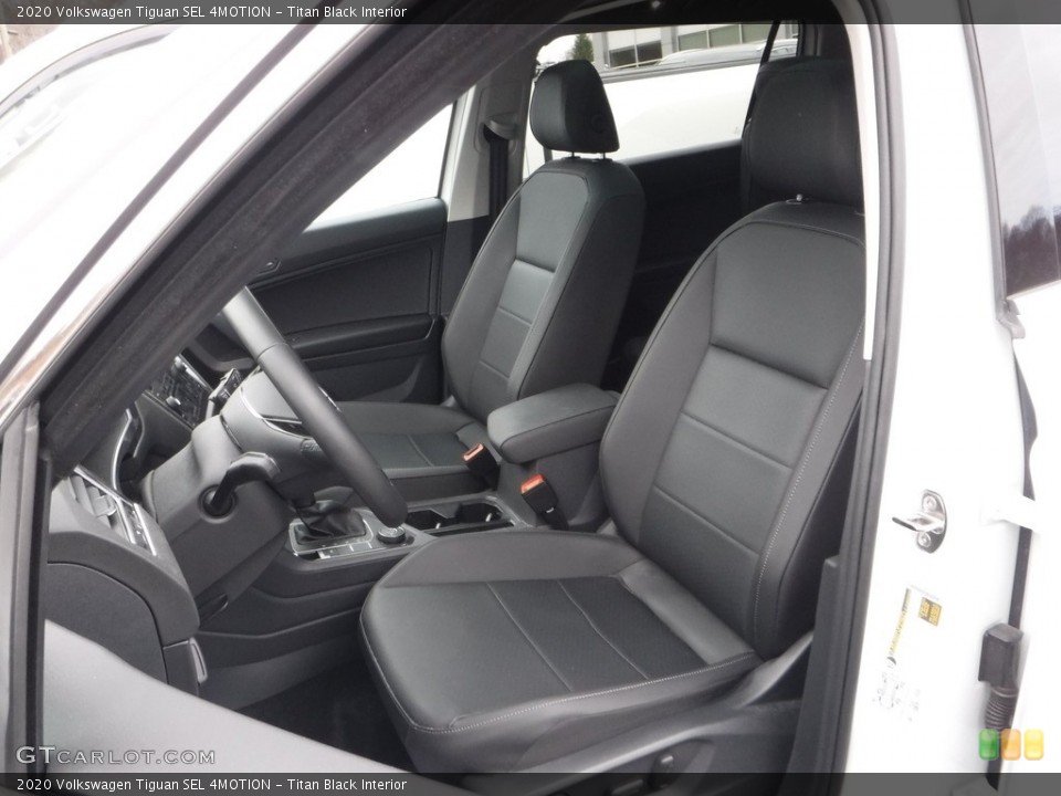 Titan Black Interior Front Seat for the 2020 Volkswagen Tiguan SEL 4MOTION #140315633