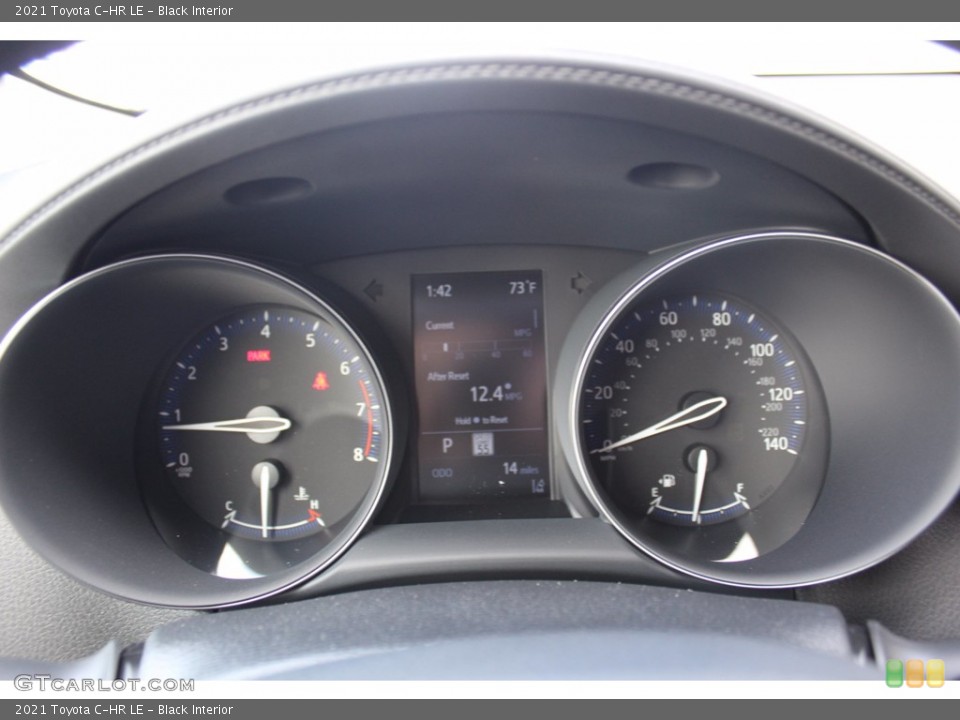 Black Interior Gauges for the 2021 Toyota C-HR LE #140317126