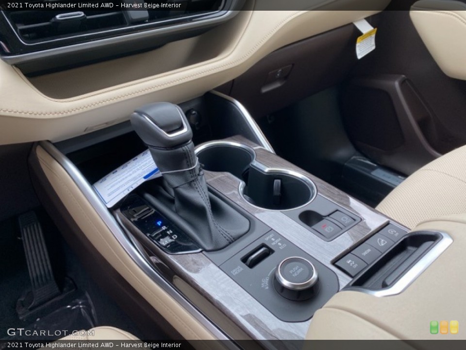 Harvest Beige Interior Transmission for the 2021 Toyota Highlander Limited AWD #140320620