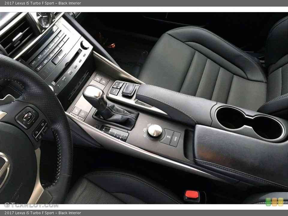 Black Interior Controls for the 2017 Lexus IS Turbo F Sport #140332143