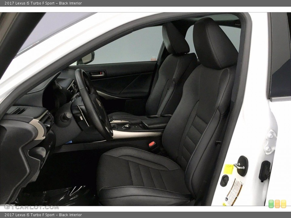 Black Interior Front Seat for the 2017 Lexus IS Turbo F Sport #140332200