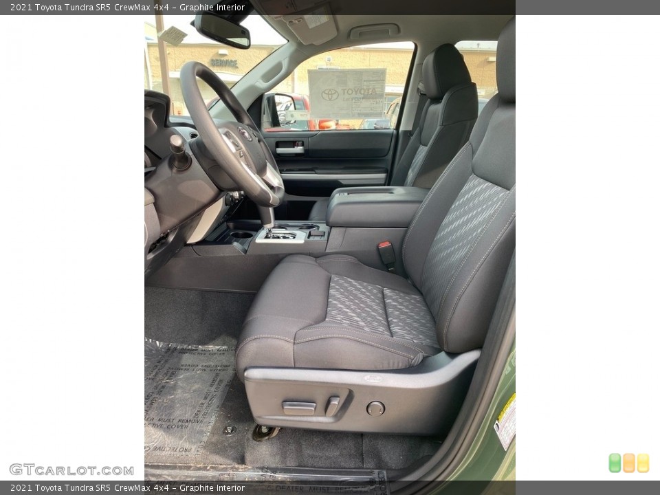 Graphite Interior Front Seat for the 2021 Toyota Tundra SR5 CrewMax 4x4 #140332764