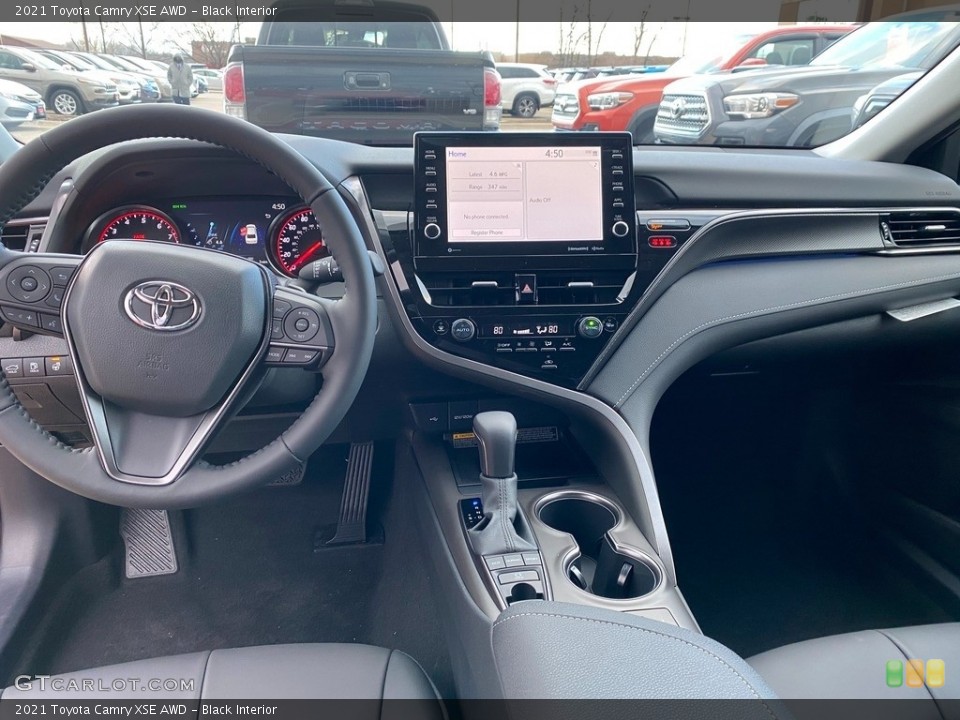 Black Interior Dashboard for the 2021 Toyota Camry XSE AWD #140333082