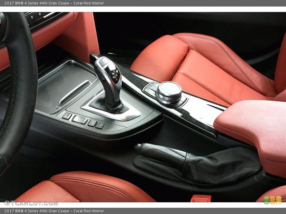 Coral Red Interior Transmission for the 2017 BMW 4 Series 440i Gran Coupe #140334039