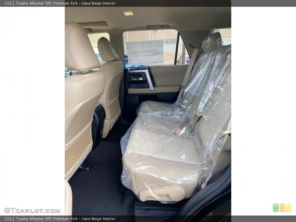 Sand Beige Interior Rear Seat for the 2021 Toyota 4Runner SR5 Premium 4x4 #140334150