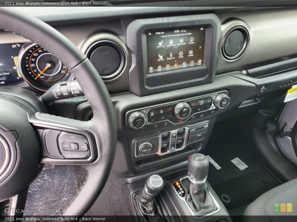 Black Interior Transmission for the 2021 Jeep Wrangler Unlimited Sport 4x4 #140336958