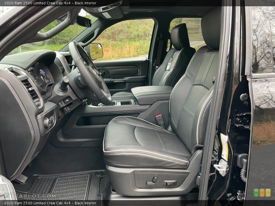 Black Interior Photo for the 2020 Ram 2500 Limited Crew Cab 4x4 #140338887