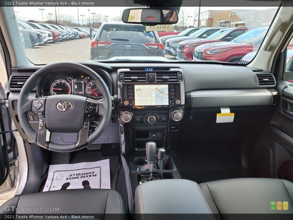Black Interior Dashboard for the 2021 Toyota 4Runner Venture 4x4 #140339292
