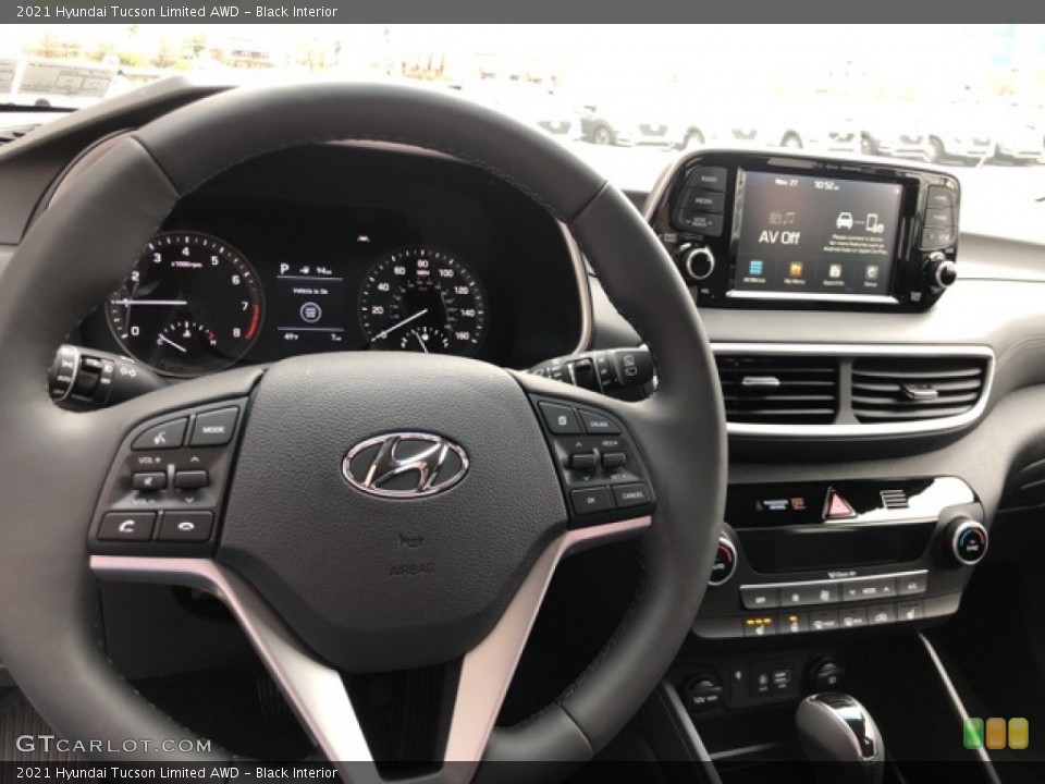 Black Interior Dashboard for the 2021 Hyundai Tucson Limited AWD #140339869