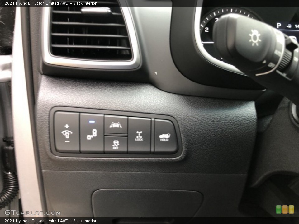 Black Interior Controls for the 2021 Hyundai Tucson Limited AWD #140339925
