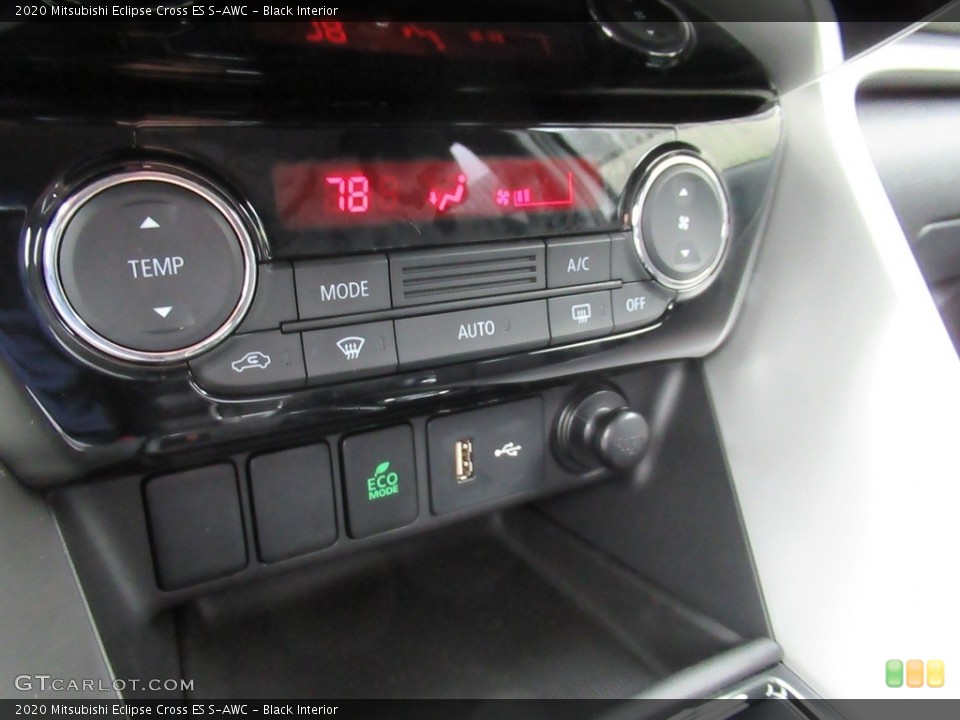 Black Interior Controls for the 2020 Mitsubishi Eclipse Cross ES S-AWC #140344140