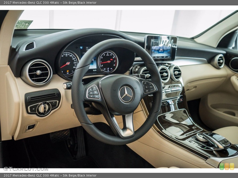 Silk Beige/Black Interior Dashboard for the 2017 Mercedes-Benz GLC 300 4Matic #140345637
