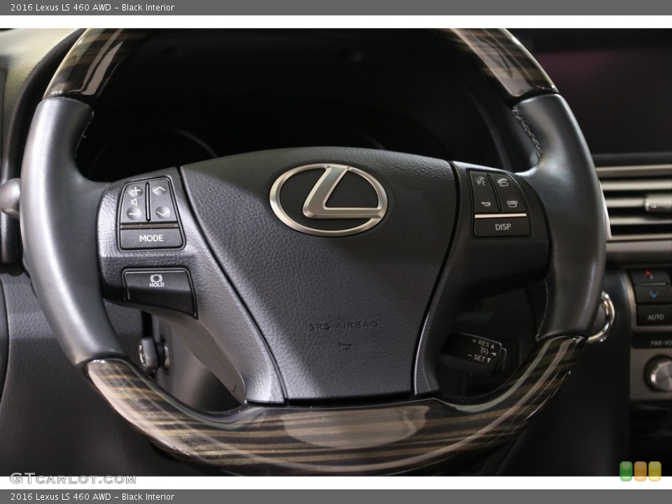 Black Interior Steering Wheel for the 2016 Lexus LS 460 AWD #140350341