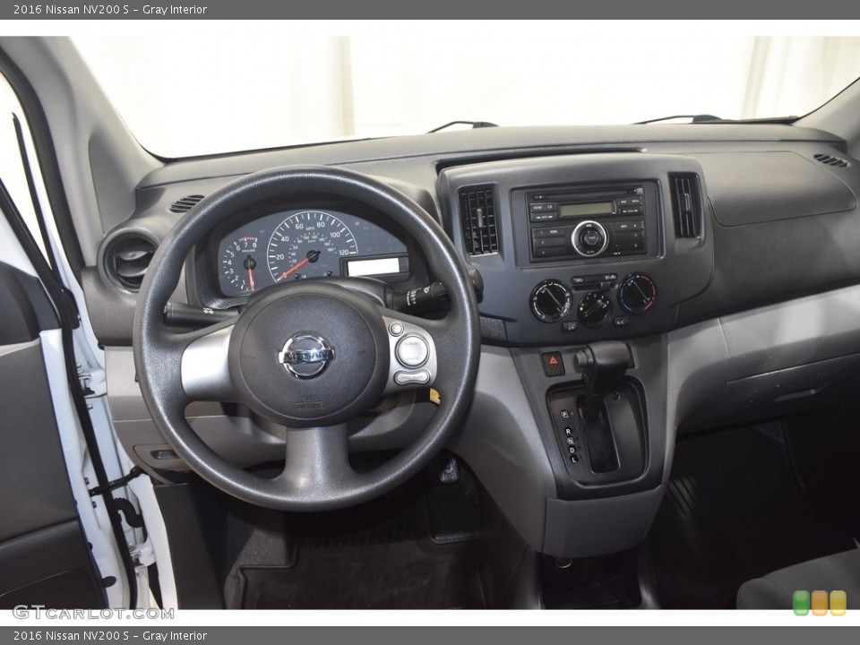 Gray Interior Dashboard for the 2016 Nissan NV200 S #140353224