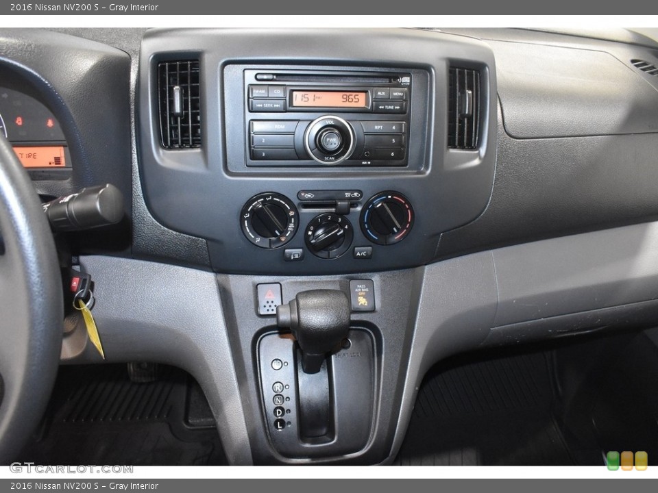 Gray Interior Controls for the 2016 Nissan NV200 S #140353242
