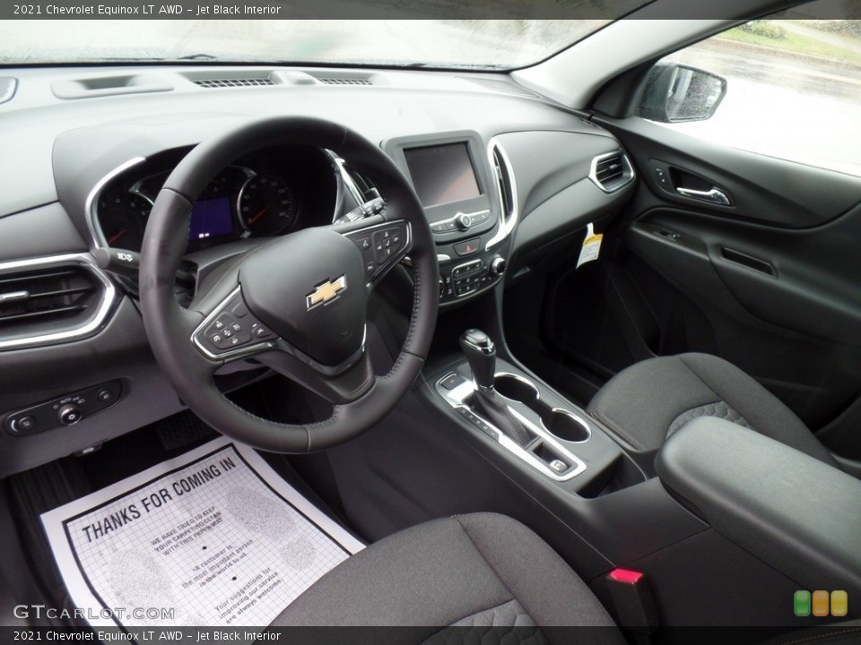 Jet Black Interior Photo for the 2021 Chevrolet Equinox LT AWD #140354838