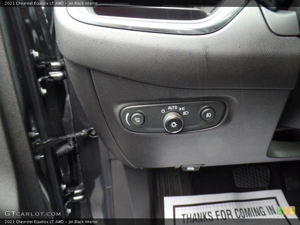 Jet Black Interior Controls for the 2021 Chevrolet Equinox LT AWD #140354925