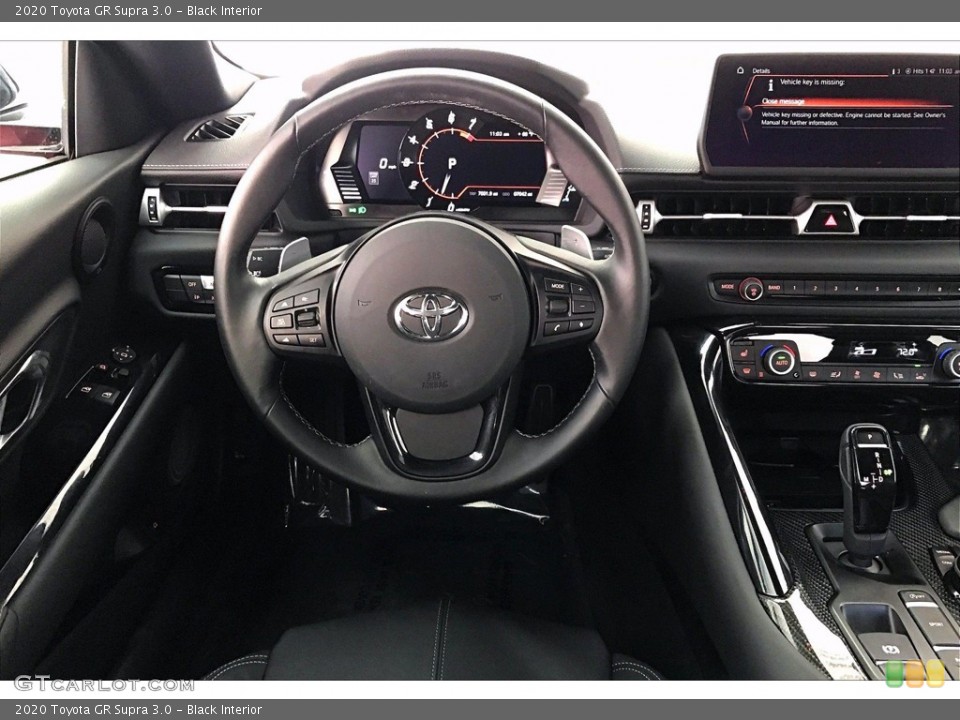 Black Interior Steering Wheel for the 2020 Toyota GR Supra 3.0 #140355513