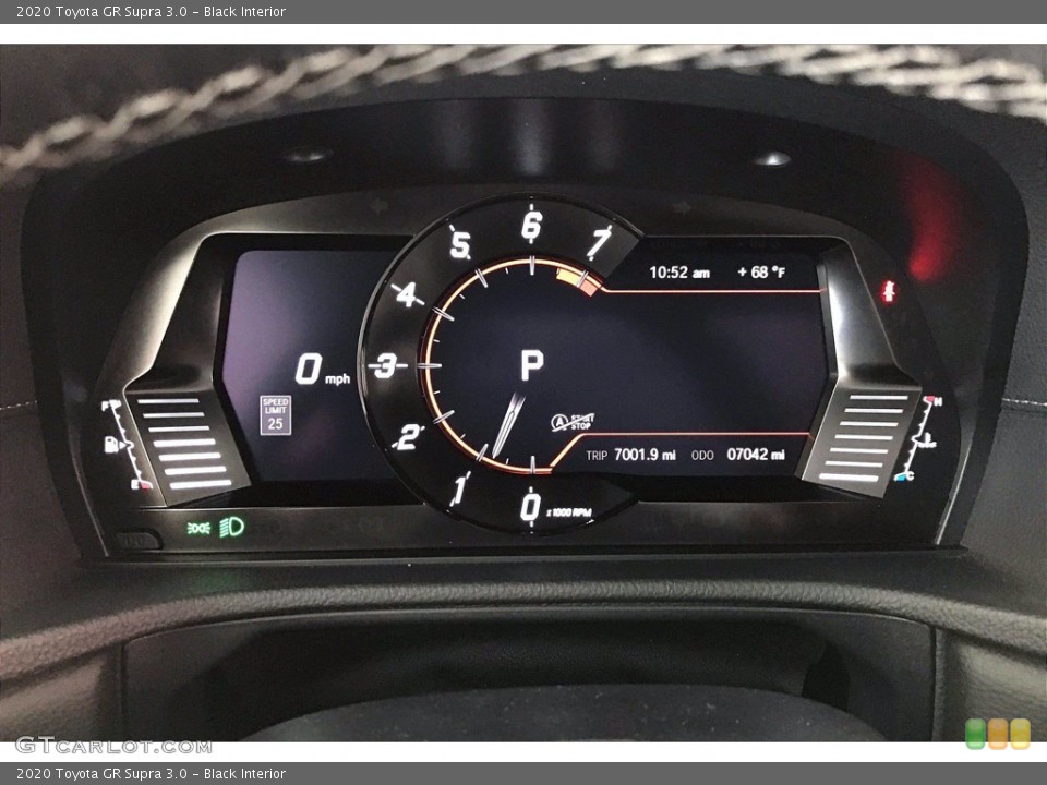 Black Interior Gauges for the 2020 Toyota GR Supra 3.0 #140355915