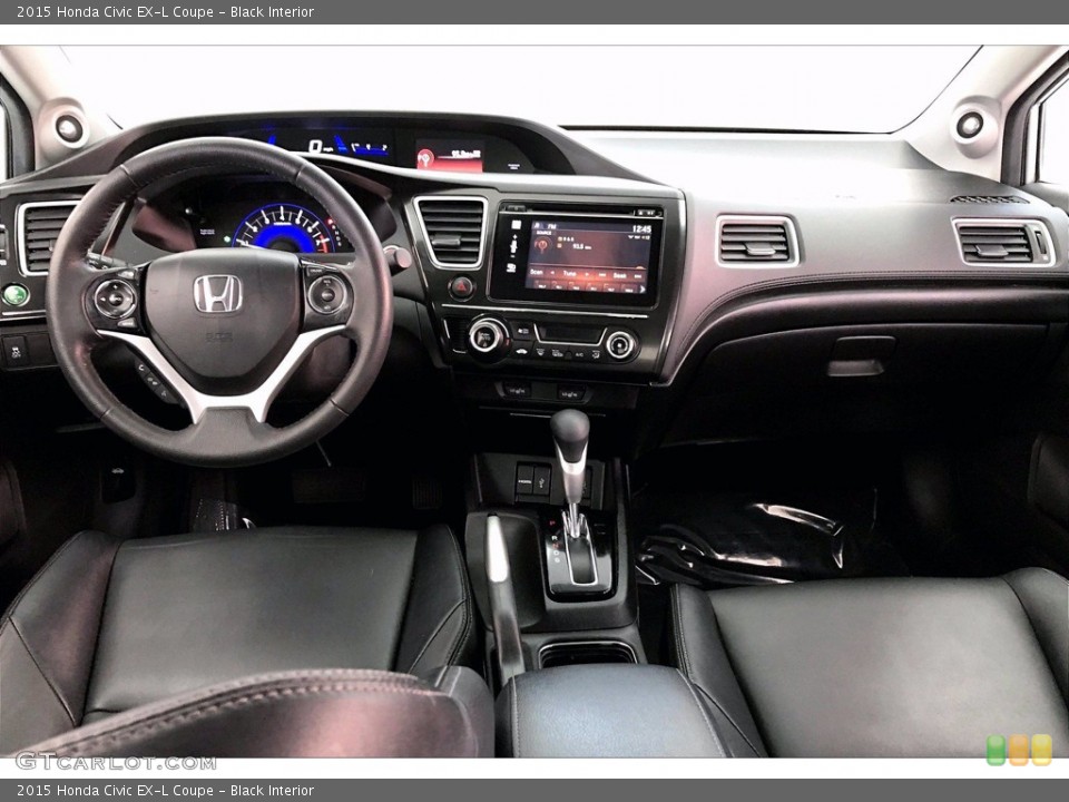 Black Interior Photo for the 2015 Honda Civic EX-L Coupe #140356575